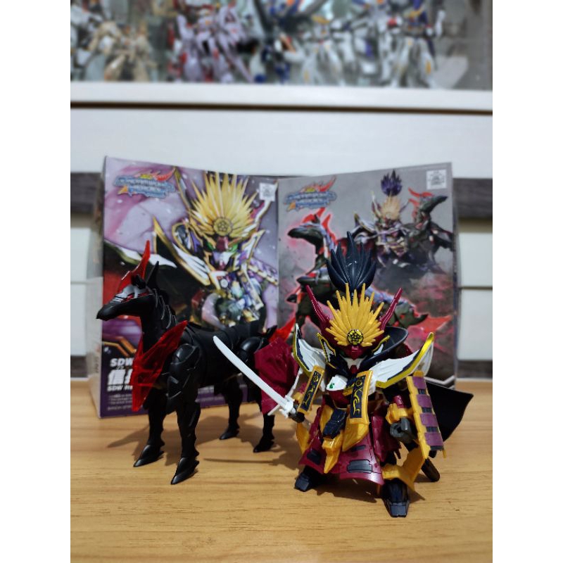 SD Nobunaga Gundam Epyon + War Horse SECOND MULUS BIB SD Gunpla SET