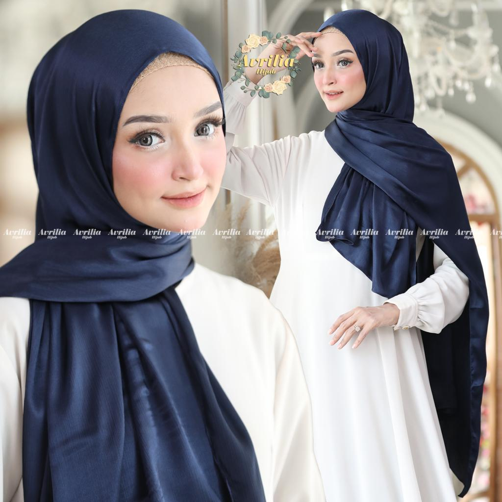 Pashmina Cradenza Silk Premium / Hijab Pashmina Panjang