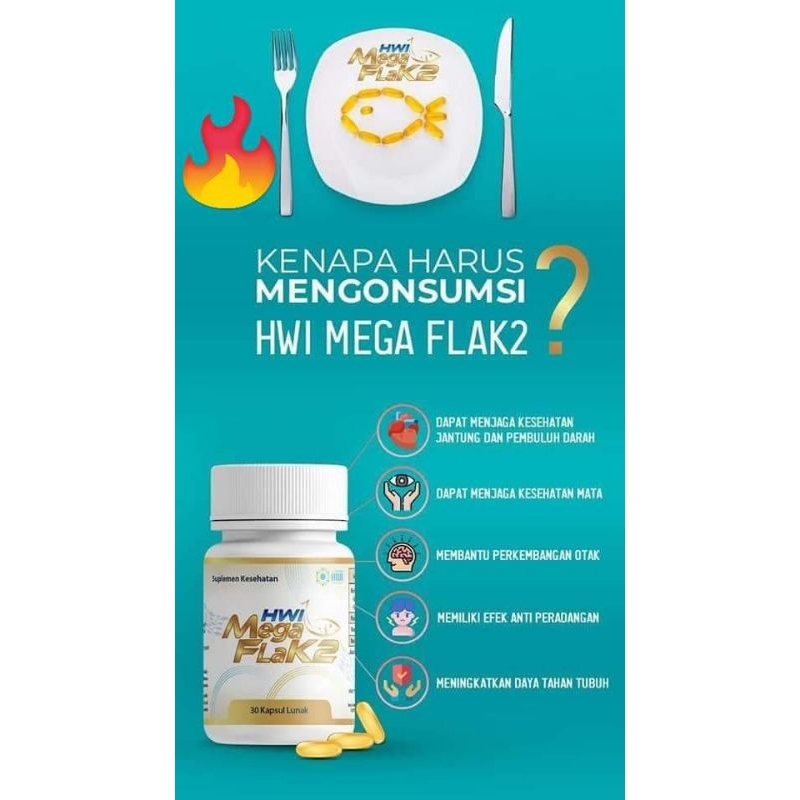 megaflack 2 vitamin otak anak cerdas dan dewasa AHA,EPHA,OMEA 3,kesehatan tulang,jantung, mata