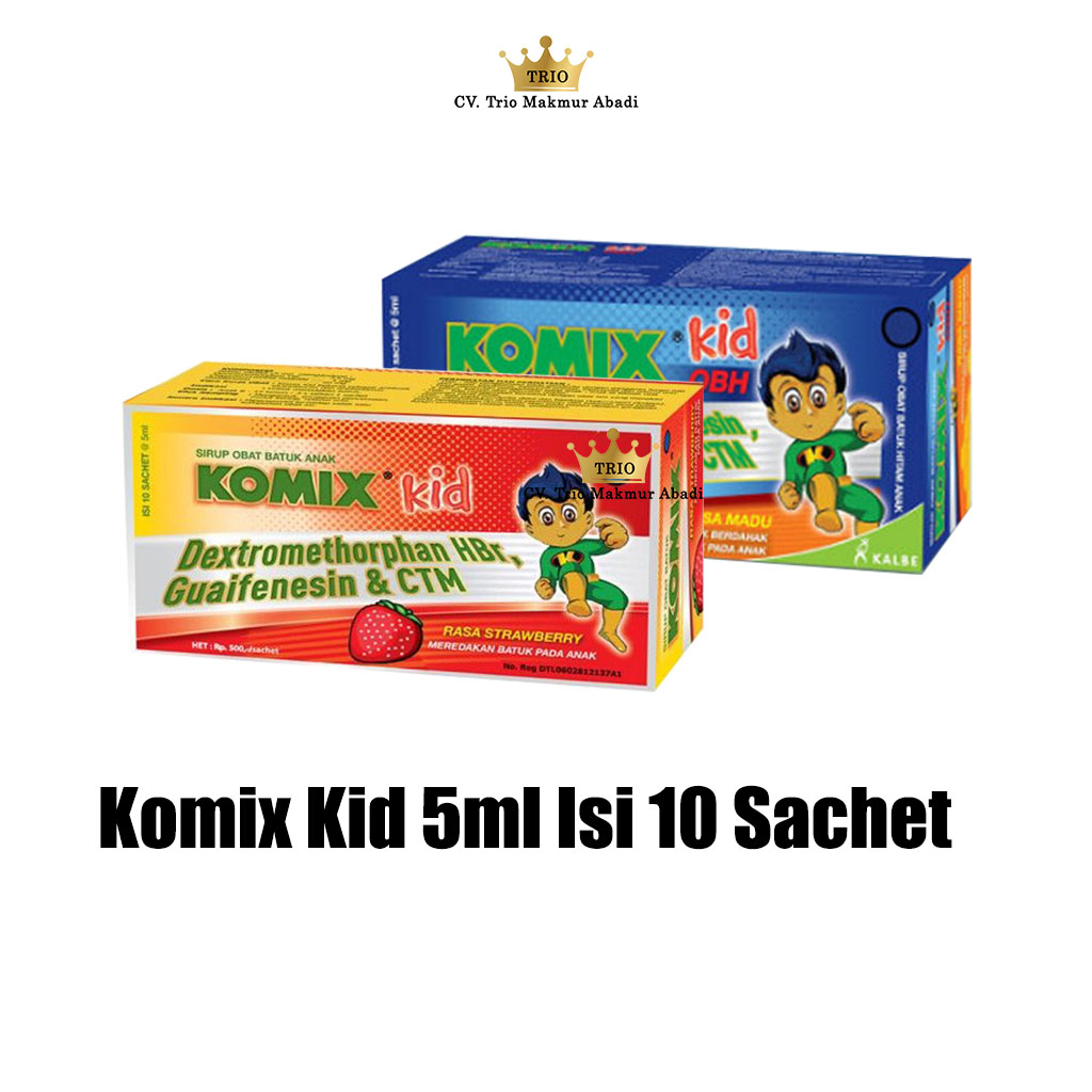 

Komix Kid Obh 5ml Isi 10 pcs