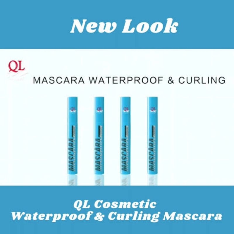 QL MASCARA WATERPROOF  AND CURLING / MASKARA ANTI AIR  QL KUALITAS TERBAIK