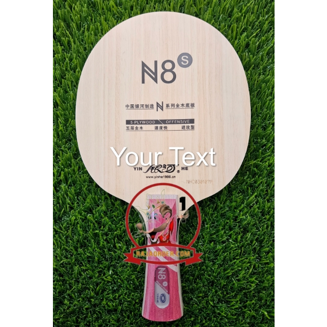 Yinhe N8s - Kayu Pingpong Blade 5ply Bet OFF Bat Offensive