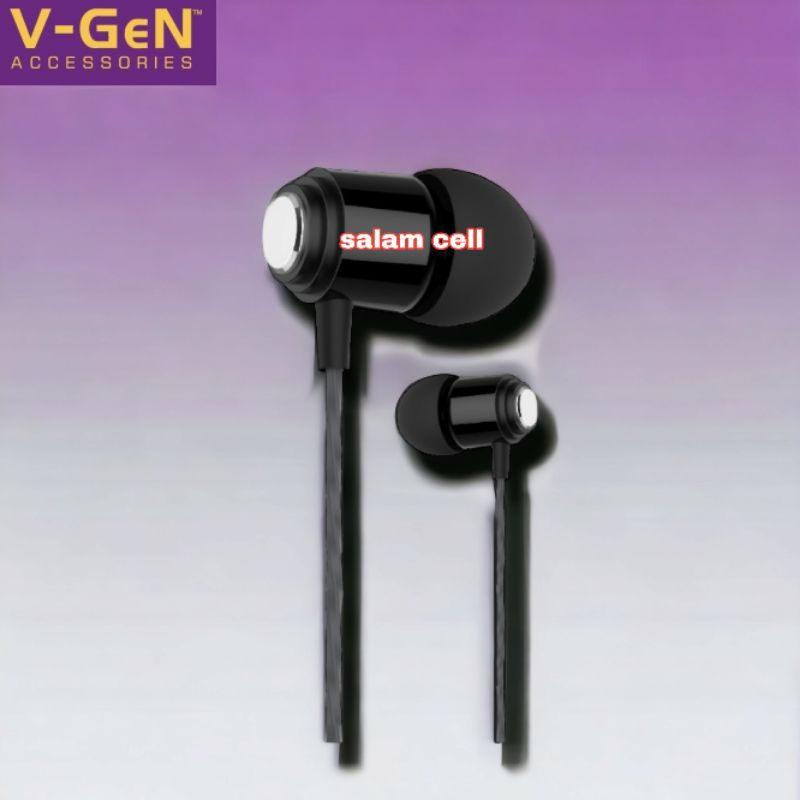 Headset V-Gen VEP1-16 1Pack Isi 20pcs VGeN VEP1 16 Wired Earphones Original