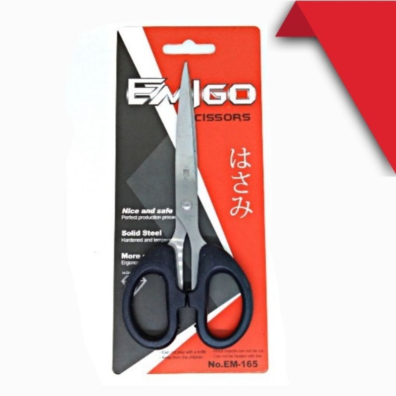 

GUNTING EMIGO UKURAN SEDANG 165 ( 6inc=15,5cm ) / GUNTING STAINLESS