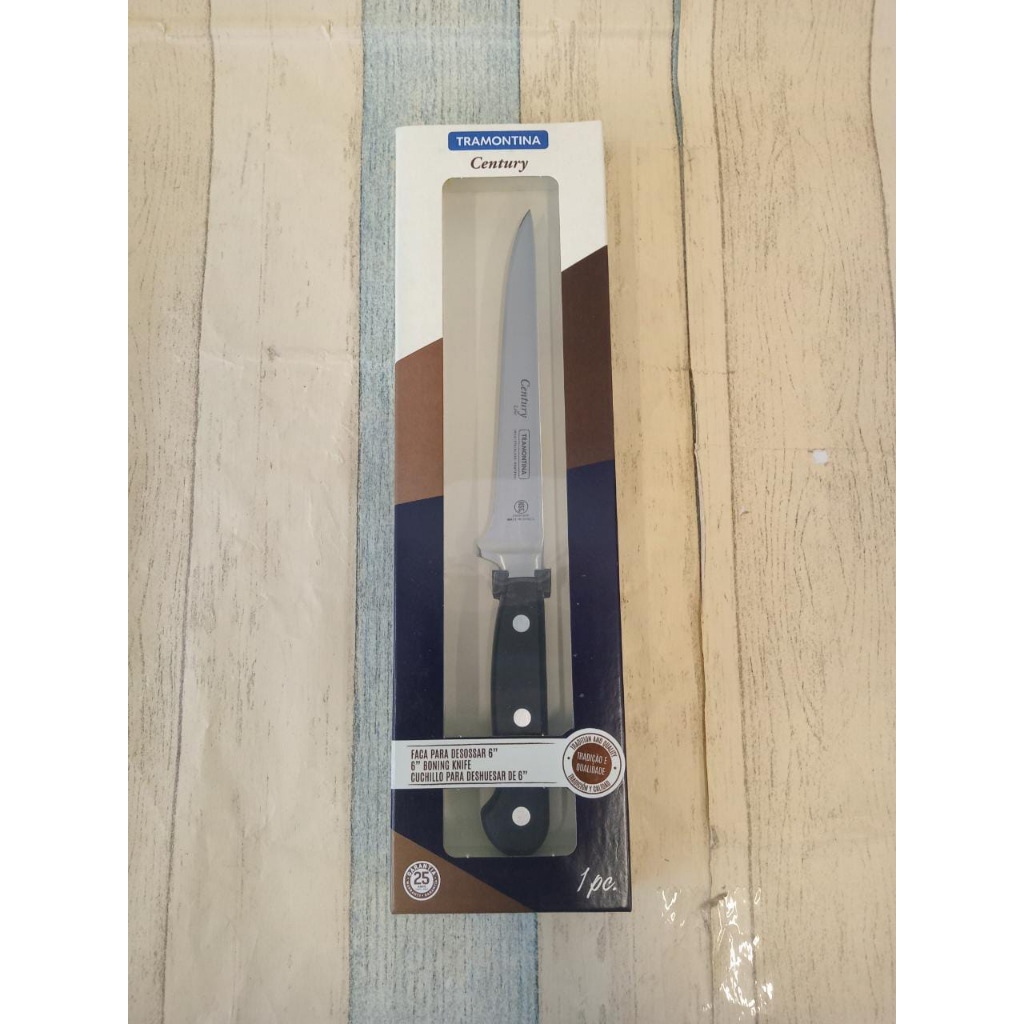 TRAMONTINA Pisau Tulang BONING KNIFE 6IN  CENTURY MADE IN BRAZIL 24006/106