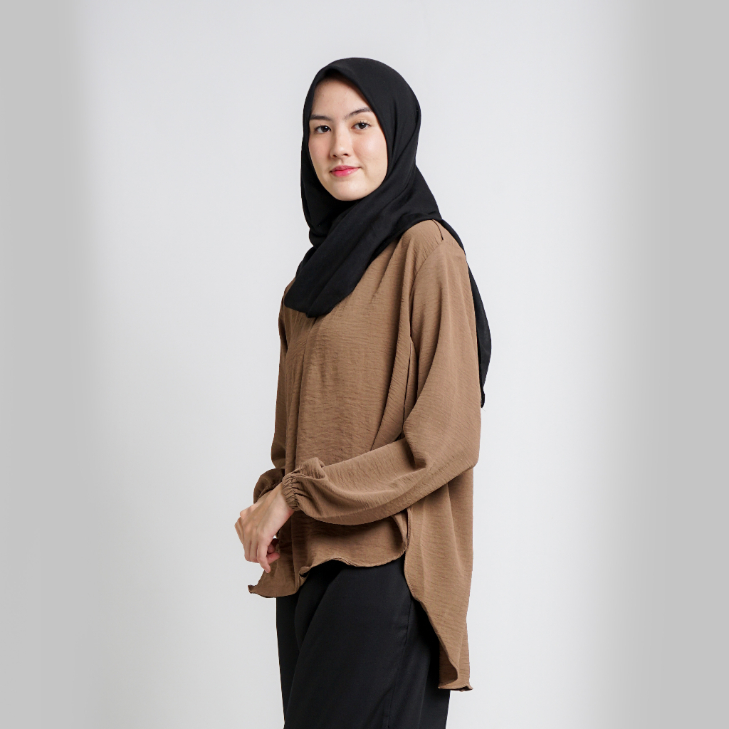 Blouse Crincle LADY CRUSH | Baju Atasan Wanita | Atasan Wanita Kekinian