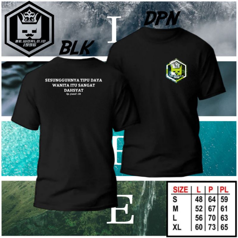 Kaos Dewasa TIPU DAYA WANITA | Kaos Quotes islami l kaos kata-kata bijak