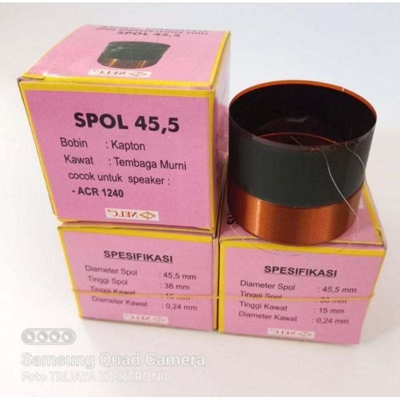 Spul Speaker/Voice coil  45,5mm