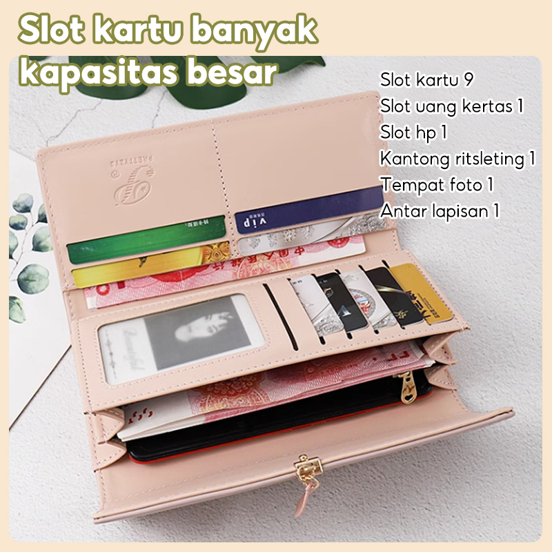 Dompet wanita / dompet panjang / wallet / card holder