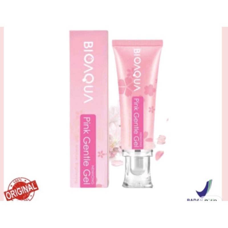 BIOAQUA Warna Gentle Pink Nenhong / Creame Pemerah Bibir Puting