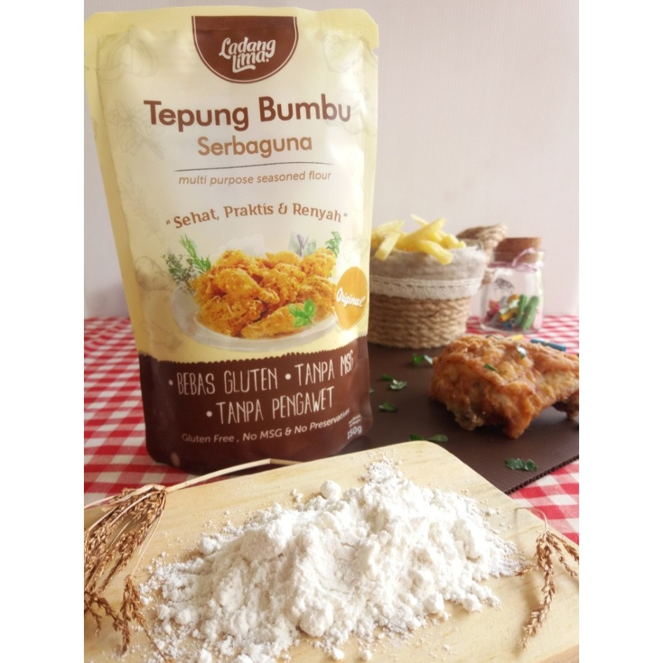 Tepung Bumbu Gluten Free Ladang Lima Sehat Serbaguna 150g