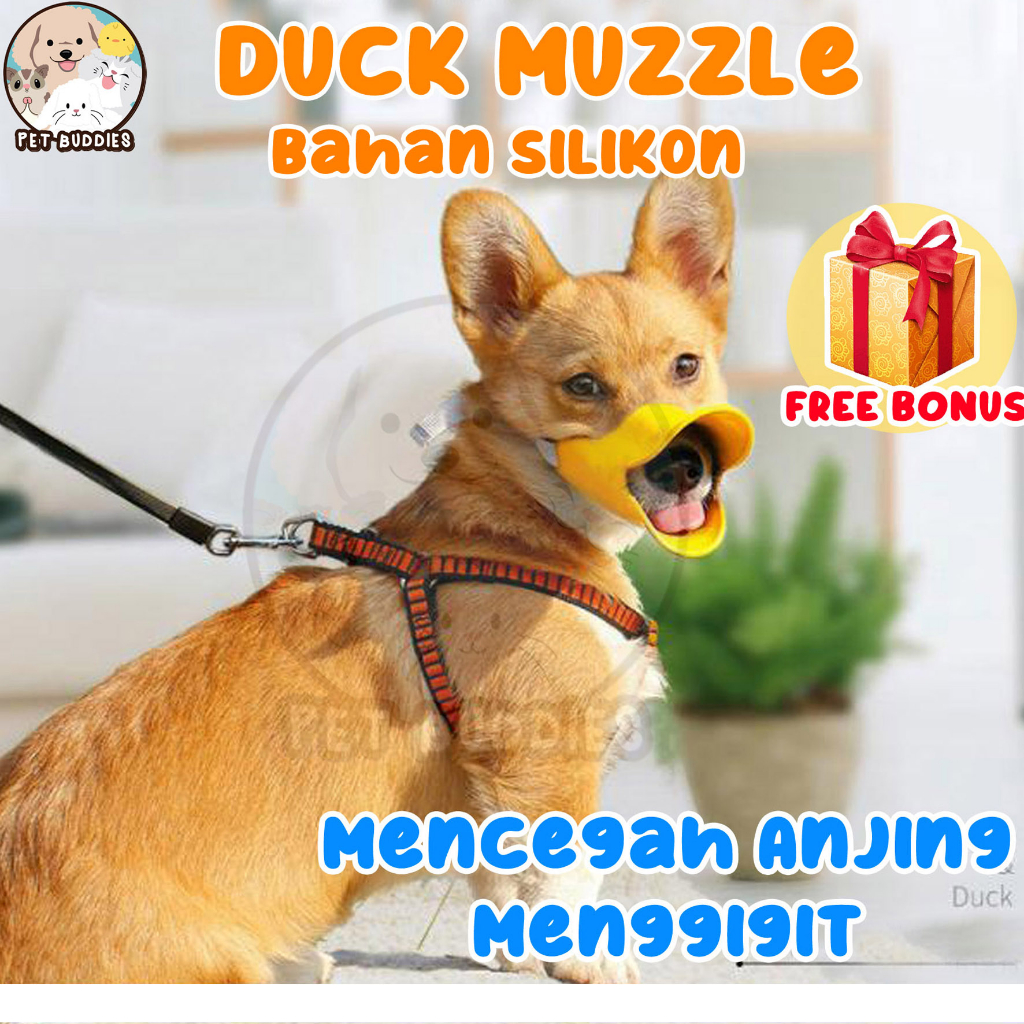 [FREE BONUS]Duck Mouth Muzzle Selongsong Mulut Bebek Anti gigit