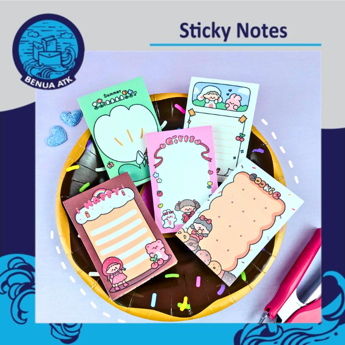 

Sticky Notes Uk 9x6 cm (80 Lbr) Fancy