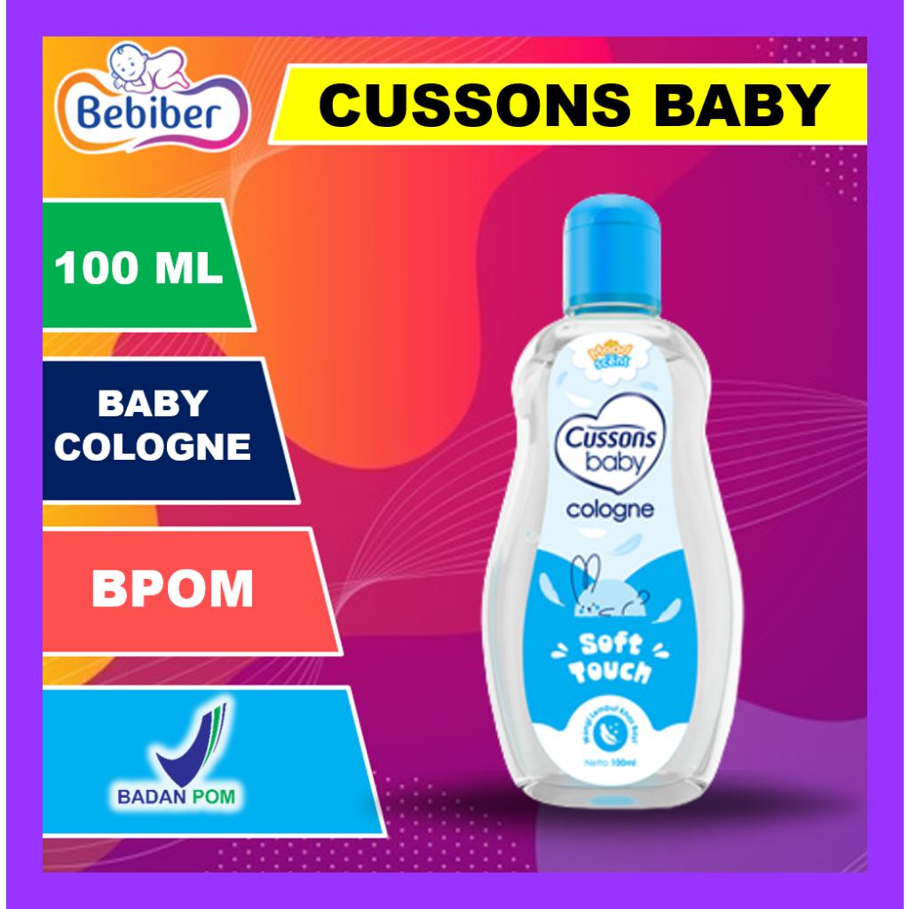 Cussons Baby Cologne 100ml - Cusson Cologne Bayi - Parfum Bayi - Minyak Wangi Bayi - Bebiber