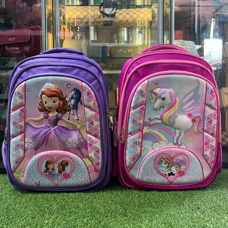 Ransel SD cewek motif 2216-12 3D glossy