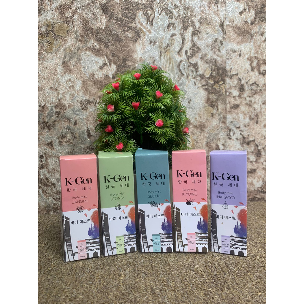 Parfum Body Mist K-Gen Namseong | Parfum K-Gen X Inoku | Body Mist 50 ML | HALAL BPOM