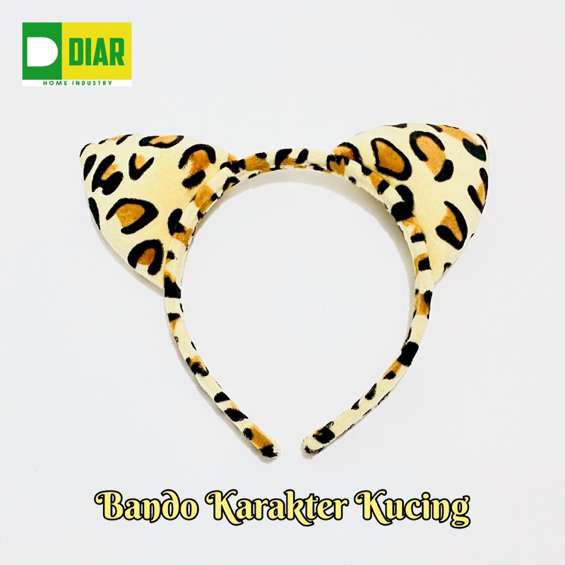 Bando Anak - Karakter Kucing / Bando Kucing (Cat / Serval)