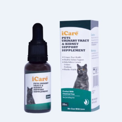 iCare Urinary Tract Kidney Cat Dog 10ml 10 ml Support Supplement