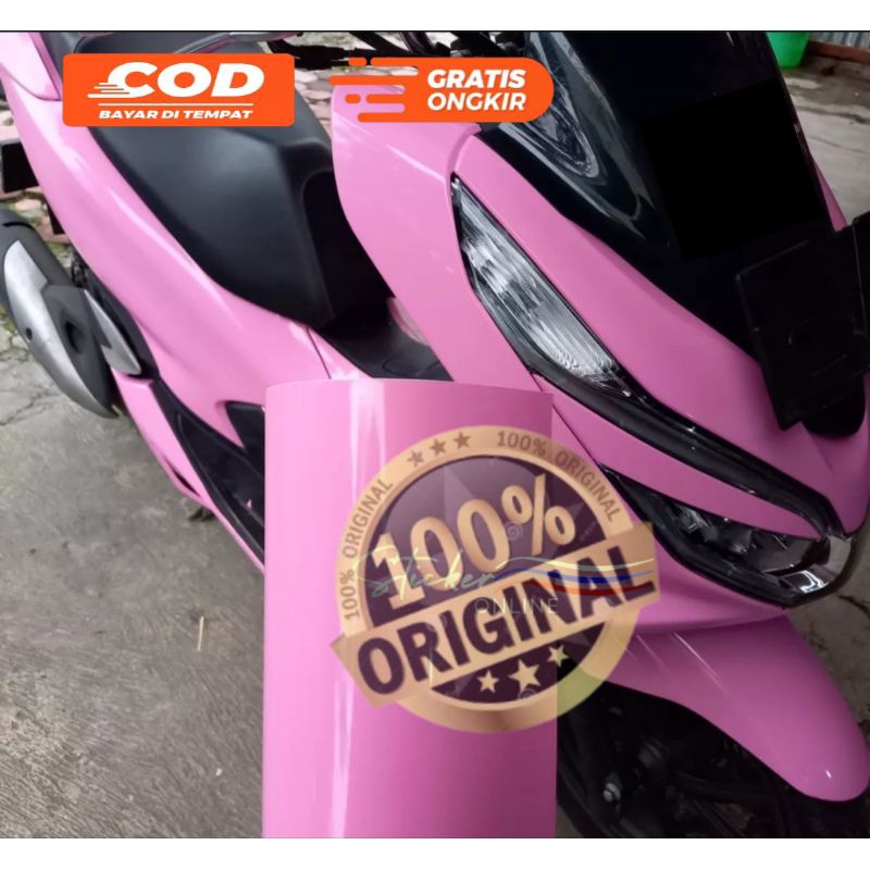 Stiker soft pink Skotlet Soft Pink Stiker Skotlet Motor Warna Soft Pink