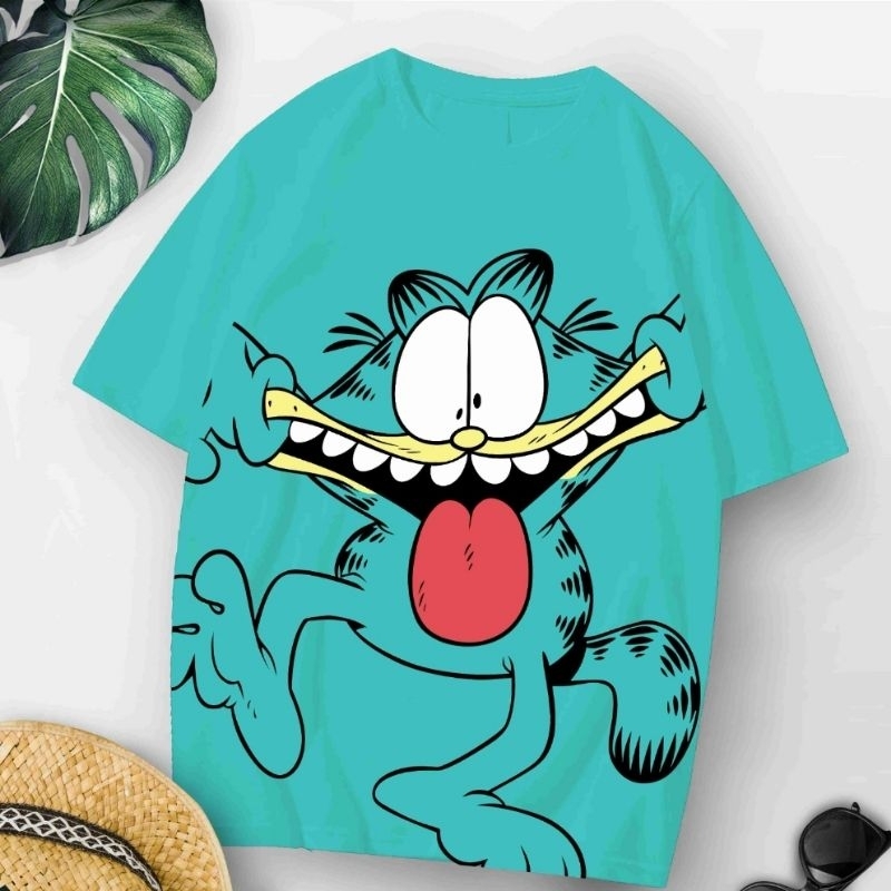 KAOSLAGI Kaos Karakter Wanita Kaos Garfield Kaos Garfield Wanita Kaos Lucu Wanita Kaos Garfield Dewa