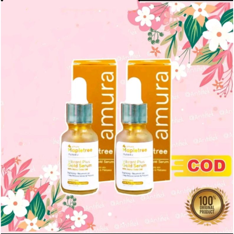 serum Amura mapletree gold serum wajah Rahasia cantik alami