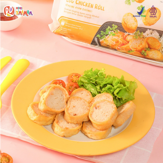 

D'MAMAM Egg Chicken Roll Homemade Sehat Halal Mui Bpom