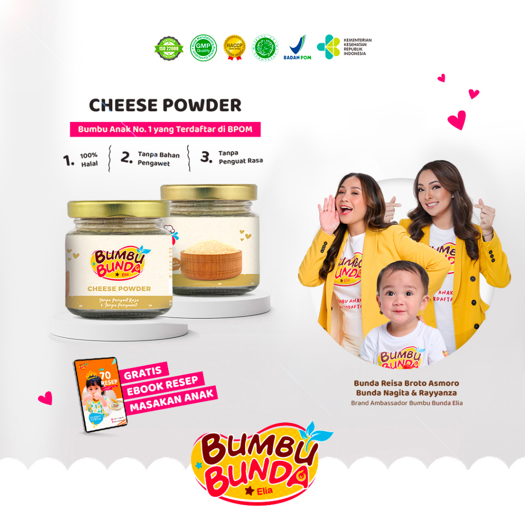 

BUMBU BUNDA CHEESE POWDER GARLIC BUTTER NORI POWDER BUMBU MPASI BUMBU SEHAT BUMBU BAYI BUMBU ORGANIK
