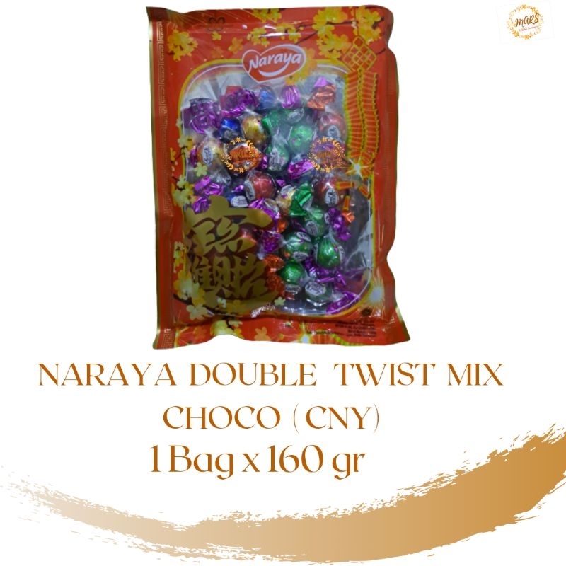 Promo Naraya Double Twist Mix Choco 160 gr