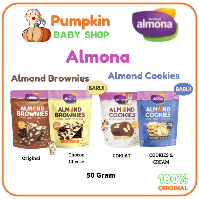 Almona Almond Cookies / Almond Brownies