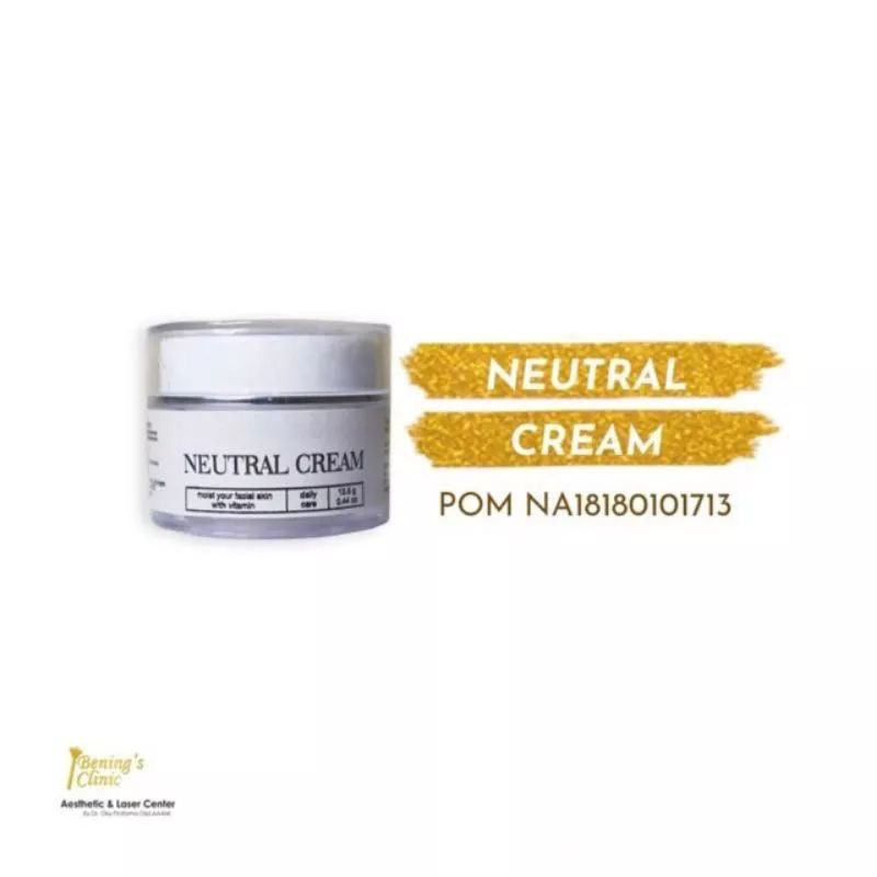 Bening's Neutral Cream | Cream Anti Iritasi Bening Skincare By Benings Clinic