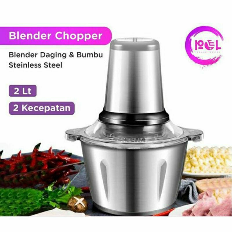 Chopper Stainless Pol Chopper 2Liter