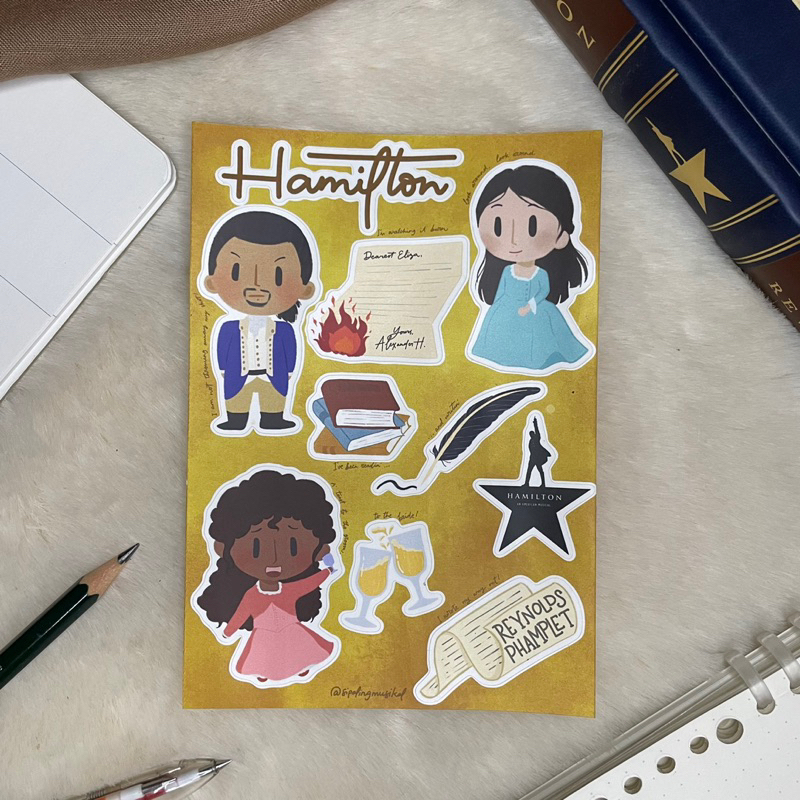 Hamilton Musical Broadway - Sticker Vinyl