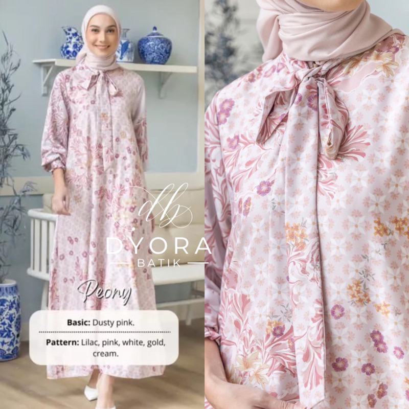 Gamis Maxmara Viony M/L/XL/XXL/JUMBO Gamis Seragaman Raya Kondangan Muslim High Quality