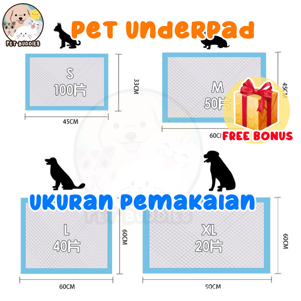 Pet Underpad Alas Tatakan Perlak Pip Pup Kucing Anjing