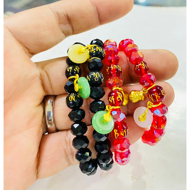 Gelang tangan wanita / gelang kristal / gelang lapis emas