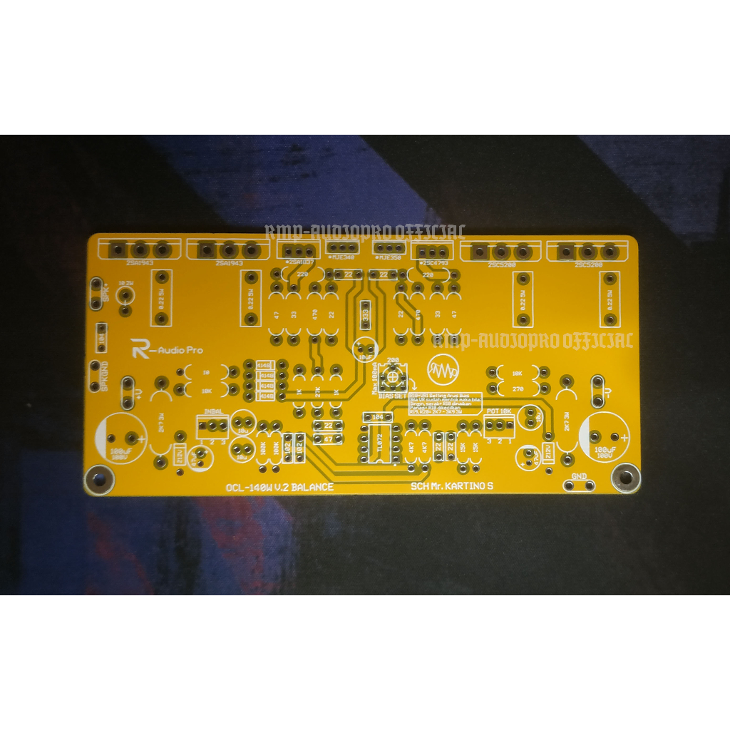 PCB OCL 140 BALANCE MOD HIFI DOUBLE LAYER