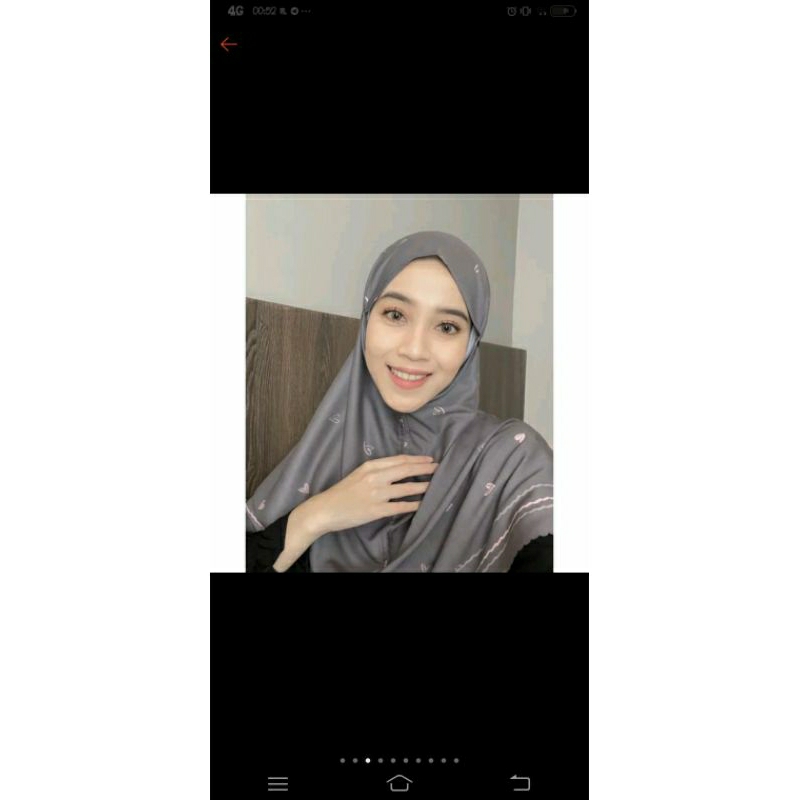 preloved bergo by vanilla hijab