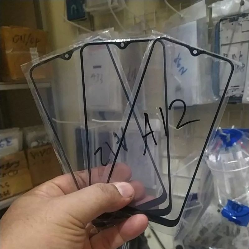 KACA TOUCHSCREEN KACA DEPAN KACA LCD OPPO A12 ORIGINAL