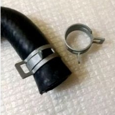 klem selang radiator - kabel pipa plat  knalpot uk 7/8  kleman gantung pipe hose clamp claim klaim karet isolasi insulator penjepit tali penahan tahan panas