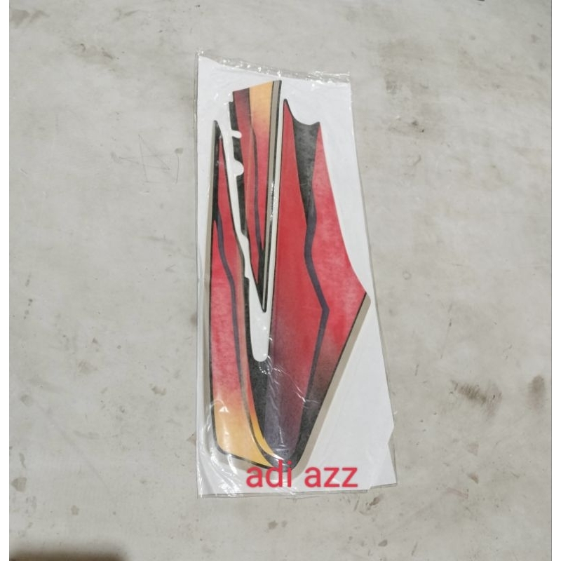 striping stiker lis polet yamaha rx king merah millenium 1999-2000 laminasi bukan ori