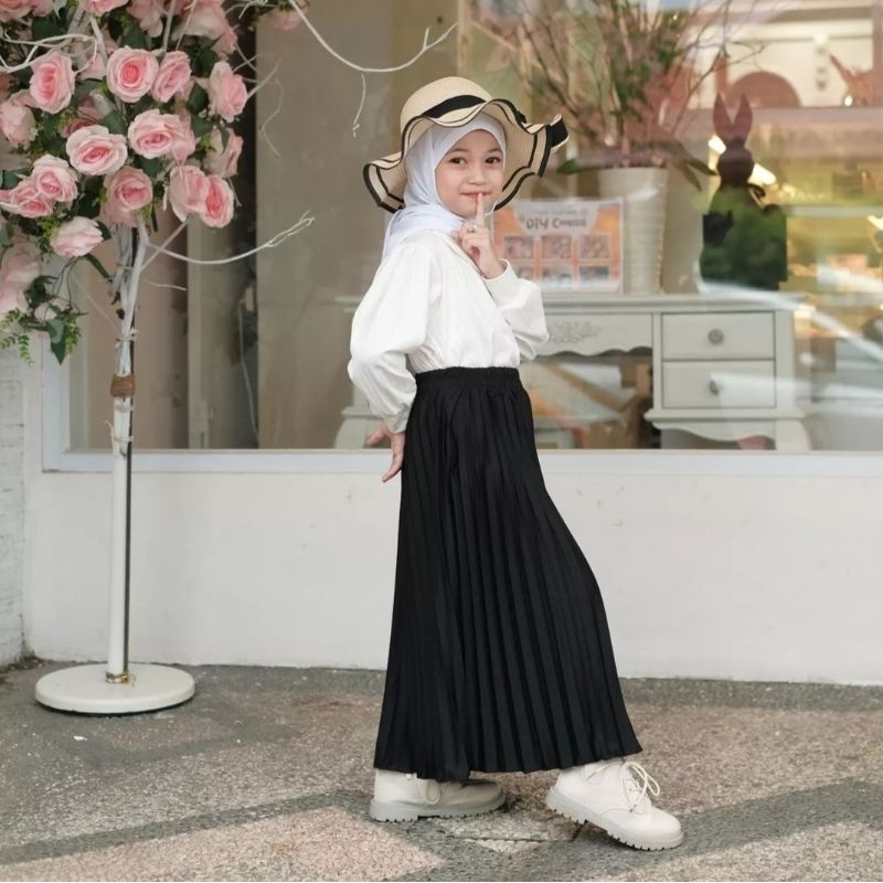 ROK PLISKET PREMIUM ANAK USIA TK(4-6thn)