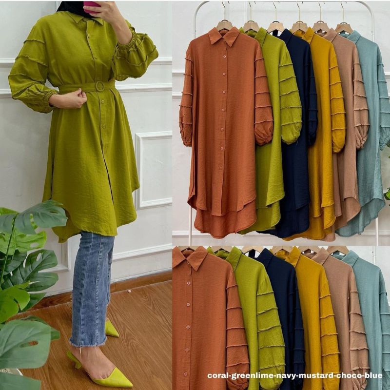 TUNIK LINGGA LINEN PREMIUM