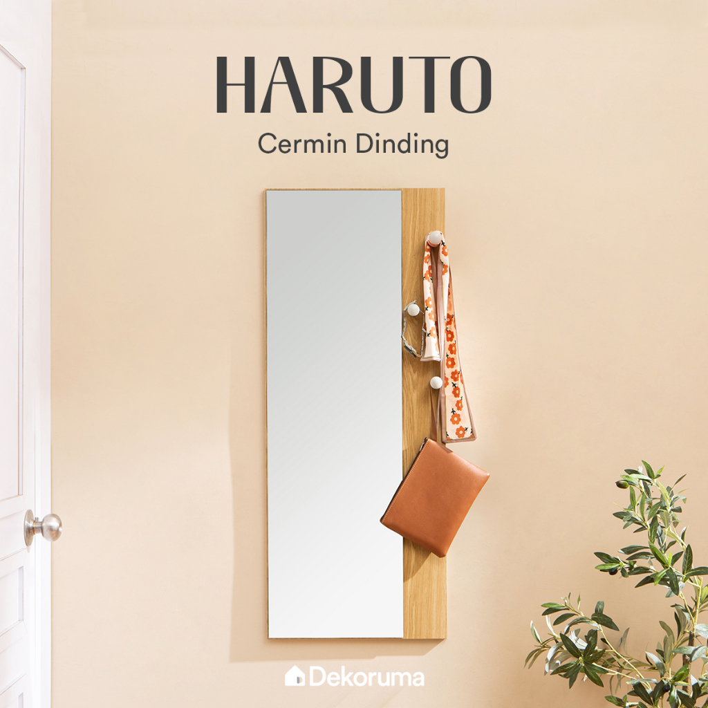 Dekoruma HARUTO Cermin Dinding Rectangle 40 x 100 cm