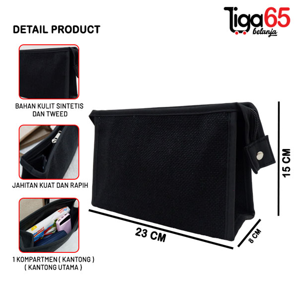 365 Pouch Serbaguna / Clutch / Pouch Make Up / Hand Bag / POUCH LTT03