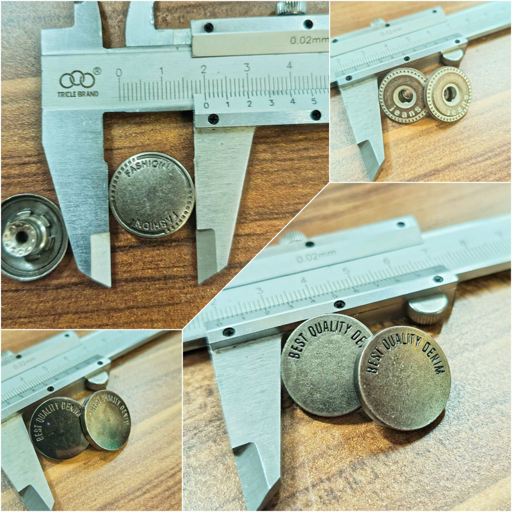 Kancing Celana Jeans 20mm 100 Pcs Ori Goyang