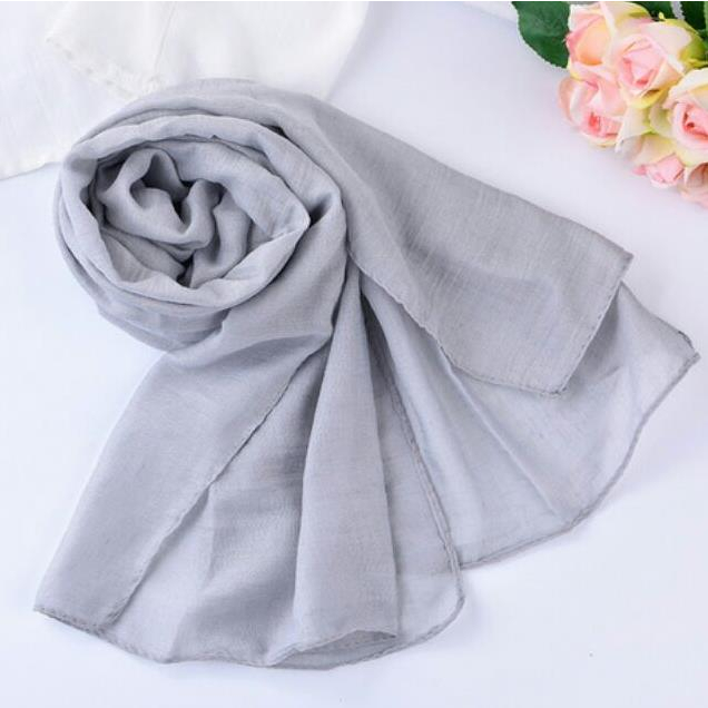 Hijab wanita 180*50cm linen shawl busana serbaguna syal premium soft Hijab Pashmina Jilbab kerudung