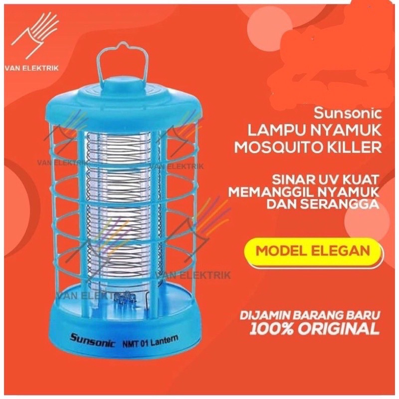 Perangkap nyamuk UV LED Sunsonic / pembasmi nyamuk led