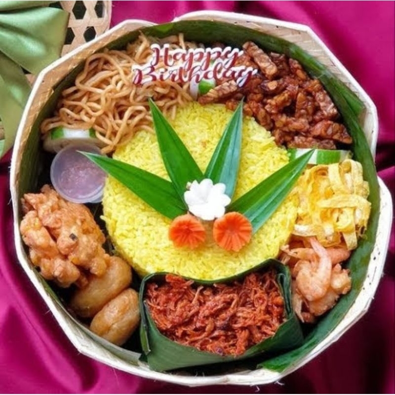 

Tumpeng mini hampers tumpeng