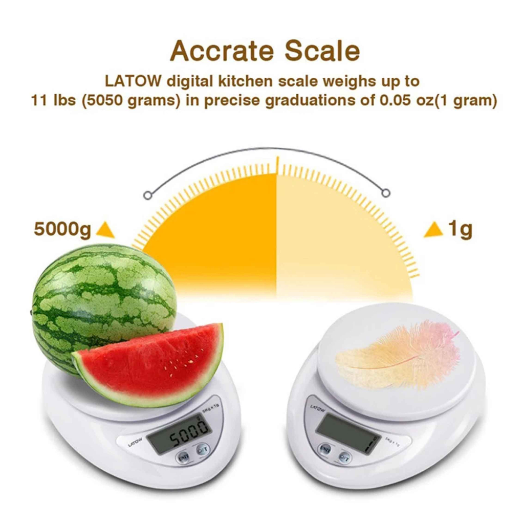 Timbangan Electric * Timbangan Digital Dapur * Kitchen Scale * 5Kg