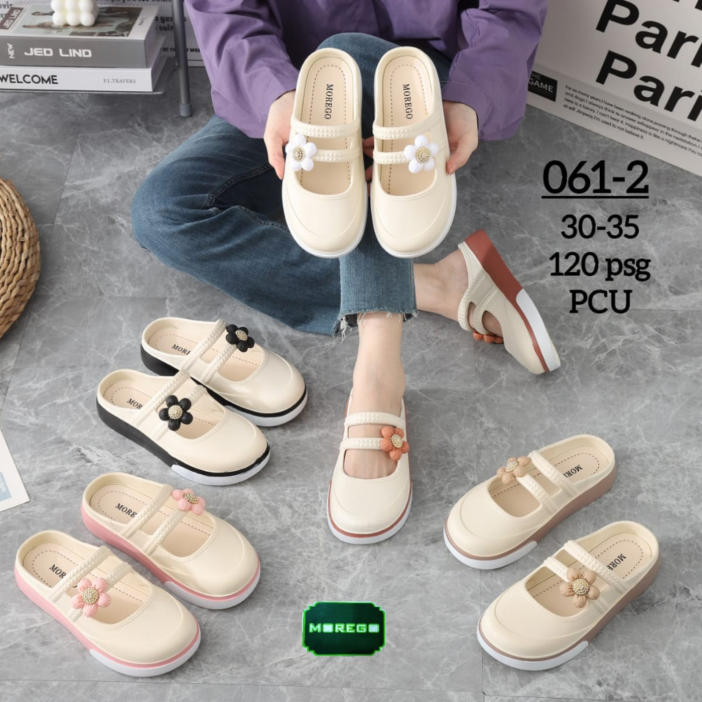 Sepatu Selop Anak Bunga Mini Cantik